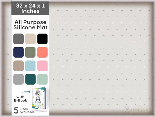 32x24x1” XL Dog Food Mat by PETHAPPILY