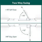 Babelio 36" Tall Auto Close Baby Gate - Image 6