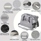 Cat Carriers, Dog Carriers, Pet Carriers – Airline-Approved Soft-Sided Bag - Image 4