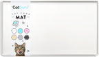 CatGuru Cat Food Mat, Small & Large Pet Placemat, 100% Waterproof Cat Feeding by CatGuru