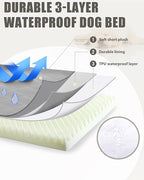 Orthopedic XL Dog Beds Large Sized Dog Waterproof Bed - Image 3