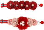 2 Pack Cat Collar Pink Floral by OGEFOTED