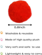 PET SHOW 20Pcs 1.5"/3.8cm Cat Toy Balls Bulk Soft Kitten Pompon Toys Indoor - Image 3
