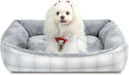 MIHIKK Rectangle Dog Beds for Small Dogs & Cats, Orthopedic Sleeping Pet Bed by MIHIKKPet%E2%80%99sHome