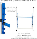 Better Sporting Dogs 4 Pack Adjustable Dog Agility Jumps w/Safety-Focused - Image 3