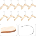 10pcs 8.66-inch Wooden Pet Hangers - Image 6