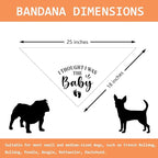 Pregnancy Announcement Dog Bandana I Thought I was The Baby Gender Reveal Dog - Image 2