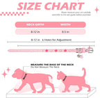 EXPAWLORER Leather Cat Collar for Girl Boy- Adjustable Pet Collar - Image 2