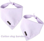 ARING PET Summer Dog Bandana-Cute Lavender Dog Bandanas, Comfortable Pet Scarf - Image 3