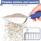 Cat Litter Scoop -Stainless Steel Metal Cat Litter Scoop-Sturdy Mesh Scooper - Image 3