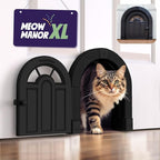 Purrfect Portal Meow Manor® XL Interior Cat Door – No-Flap Pet Door by PurrfectPortal
