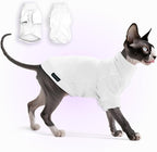 Fleece Sphynx Cat Clothes Soft Hairless Cat Clothes Pullover Cat Sweater by JLWarmPaws