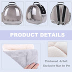 Portable Small Animal Backpack Travel Breathable Pet Carrier Bag Cages - Image 4