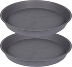2 Pack of Bird Bath Bowl 12", 1.6" Depth, 10 12 inch Birdbath Bowls Dish Only by Bleuhome