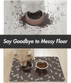 MontVoo Dog Food Mat-Large Pet Feeding Mat - Image 3