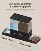 Rojeco 36Cups/8.5L Pet Automatic Cat Feeder and Gravity Water Dispenser - Image 3