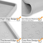 Ptlom Dog Food Mat Anti-Slip Pet Bowl Mats - Image 7