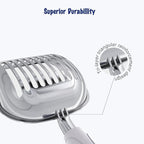 WePet Cat Litter Scoop, Aluminum Alloy Sifter, Kitty Metal Scooper, Deep Shovel - Image 3