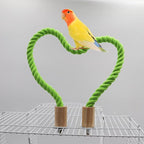 2 Pack Bird Hemp Rope Perch Swing, Bird Cage Stand Pole Accessories, Paw - Image 4