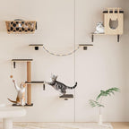 5-in-1 Cat Wall Shelves Set by Unknown