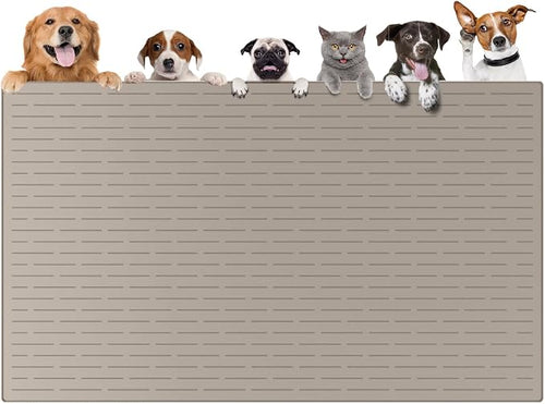 51.2"x25.6" Largest Dog Food Mat, XXXXL Silicone Dog and Cat Mat by Goldleaf
