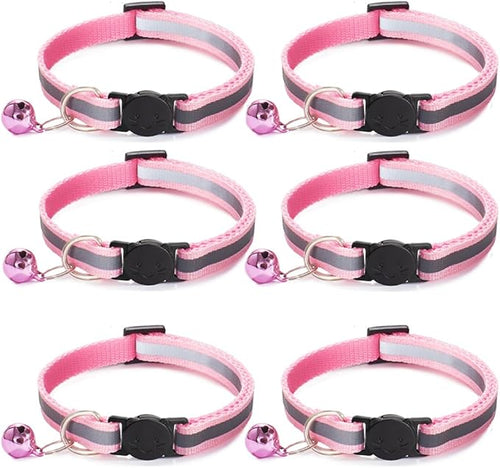 6 Pack Reflective Cat Collar by Jigichu