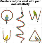 Bird Rope Perch & Birds Swing Set - Image 6