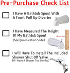 Wondurdog Bathtub Spout and Garden Hose Attachment Dog Wash Kit w/Splash Shield - Image 5