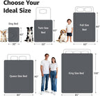 LOOBANI Waterproof Blanket for Bed: Reversible Soft Flannel Queen Bed Blanket - Image 7