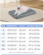 KSIIA Dog Bed for Crate Pad Waterproof for Medium Dogs - Image 6