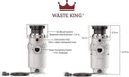 Waste King Garbage Disposal for Kitchen Sink - Image 4