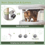 Taoqimiao 71 Inches Cat Tree for Large Cats 20lbs+, 3 Giant Perches, Widened - Image 5