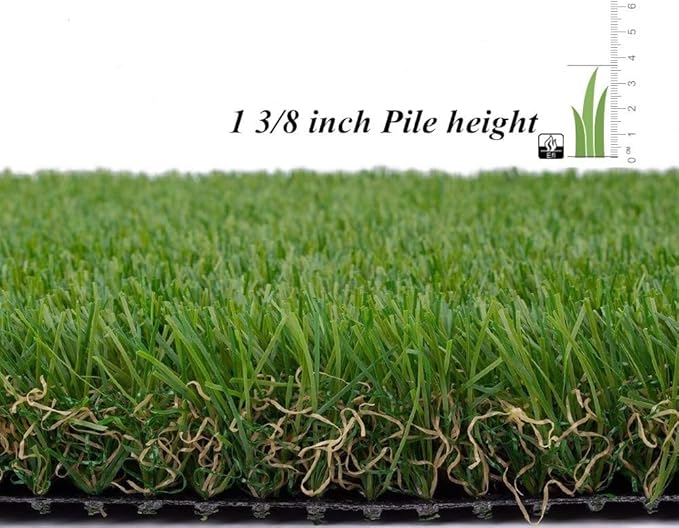 ALTRUISTIC Artificial Grass 14FTX58FT, Realistic Fake Grass Deluxe Turf - Image 2