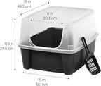 IRIS USA Large Cat Litter Box - Image 2