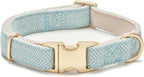 Soft Cotton Hemp Dog Collar by YUDOTE