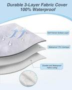 KSIIA Washable Dog Bed XL Senior Dog, Orthopedic Warm Soft Pet Sofa Waterproof - Image 3