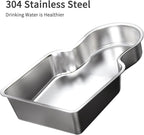 RIZZARI Stainless Steel Pet Water Feeder: 9L Large Gravity Leak-Proof Auto - Image 6