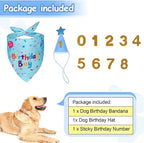 Dog Birthday Party Supplies, Dog Birthday Bandana Set, Dog Boy Girl Birthday - Image 4