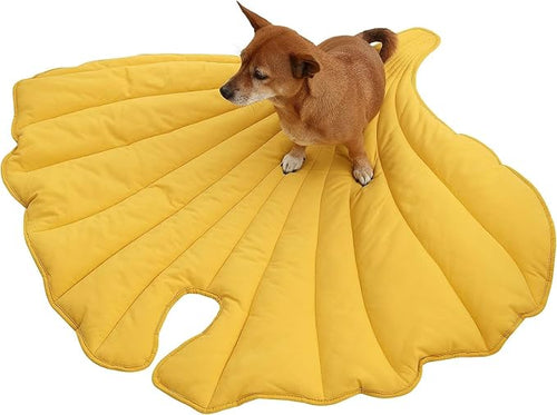 50x45 Inch Leaf Shaped Cotton Dog Blanket, Extra Large Pet Blanket by LetalongPetSupplies