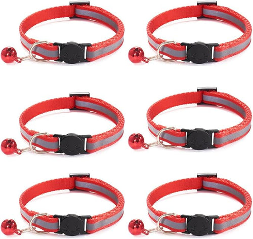 6 Pack Reflective Cat Collar by Jigichu