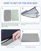 KSIIA Orthopedic Dog Bed Medium Size Dog - Image 7