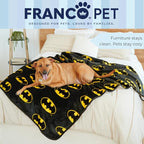 Franco Pet Batman DC Comics Bat Shield Logo XL Oversized Super Soft Cozy - Image 6