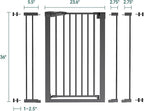 BABELIO 36" Tall Baby Gate, 26-40" Wide Auto Close Pet Gate, PressGuard C5 - Image 7