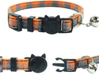 Cat Collars Breakaway with Bell and Bow Tie, Plaid Design Adjustable Safety - Image 5
