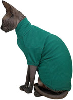 Sphynx Hairless Cats Shirt Breathable Cat Turtleneck Sweater Pullover Kitten - Image 3
