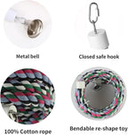 65 inch Length Colorful Cotton Bendable Rope Perch Swing Bird Chew Toys Amazon - Image 4