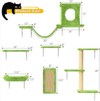 NUNU LAB Cat Wall Shelves, Indoor Cat Furniture - Image 8
