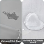 DUJUIKE Waterproof Bed Cover for Dog and Cats, Pet Hair Resistant Bed Sheet - Image 2