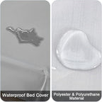DUJUIKE Waterproof Bed Cover for Dog and Cats, Pet Hair Resistant Bed Sheet - Image 2