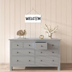 Welcome Sign for Front Door, Welcome Decor Wooden Hanging Sign for Wall Decor - Image 5